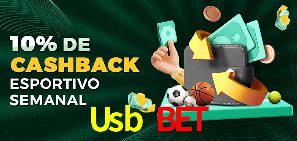 10% de bônus de cashback na Usb Bet