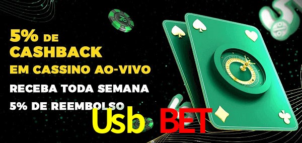 Promoções do cassino ao Vivo Usb Bet